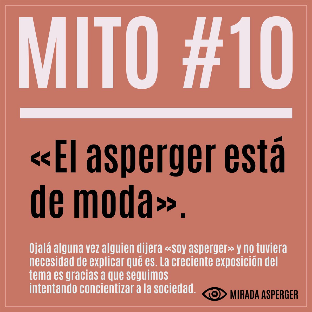 miradaasperger's tweet photo. ¡Un excelente día para derribar mitos y estereotipos!
Mito #10 https://t.co/SwbsNhKEy7
