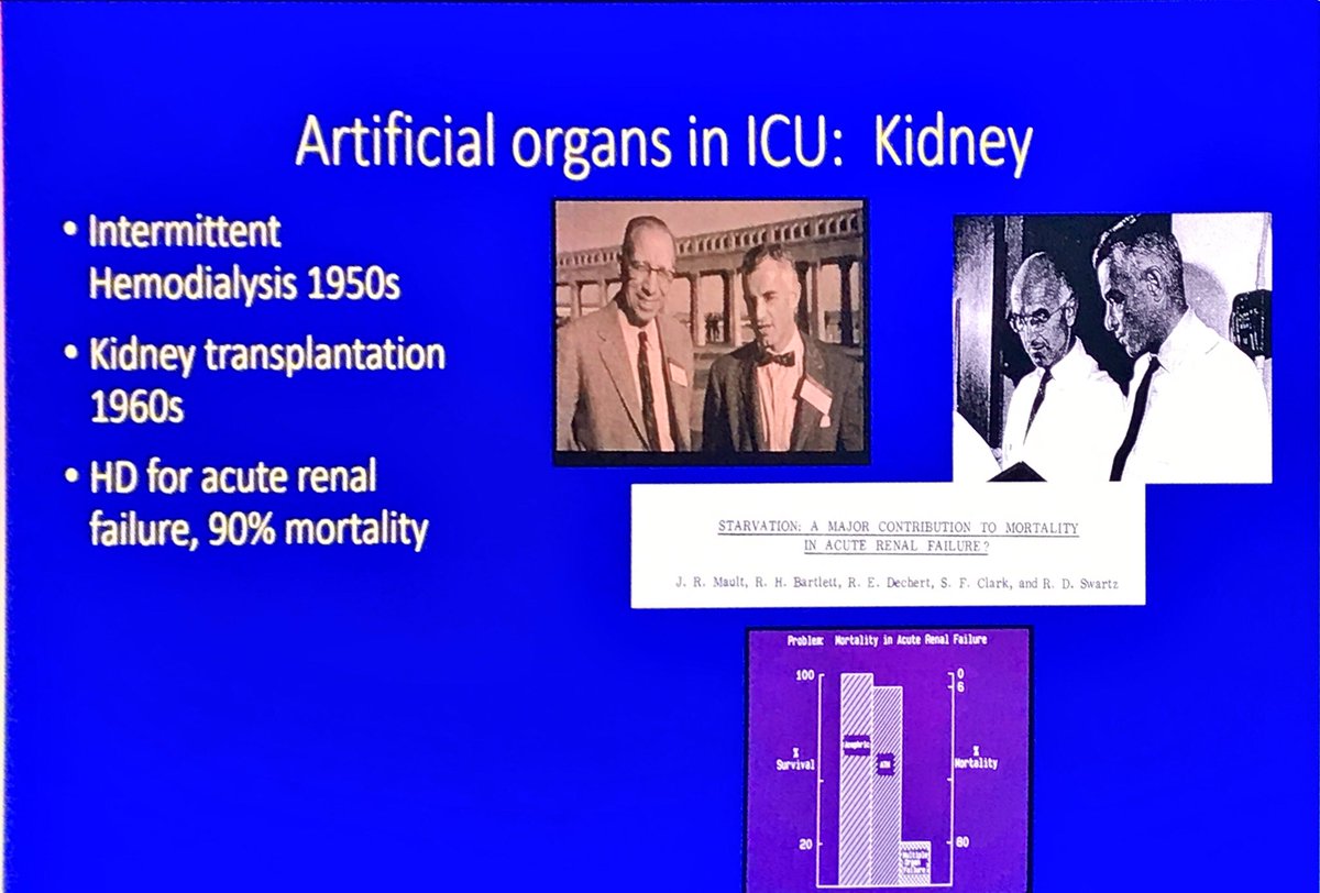 SapnaKmd's tweet photo. Robert Bartlett, lifetime achievement awardee, enlightens is on history of artificial organs in the #ICU. #CCC48  #ECMO #nephJC #PedsICU @asaiojournal https://t.co/n2Ii8zCJ1X