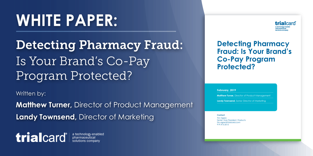 _mercalis's tweet photo. Pharmacy fraud is putting co-pay card programs at significant risk. 

TrialCard's unique team of #fraud investigators are taking steps to identify fraud before it's too late! Download our newest white paper to learn more. 
🔗 https://t.co/CZdFCOsfmW #PharmacyFraud #PatientCare https://t.co/UG9xzVvvZq