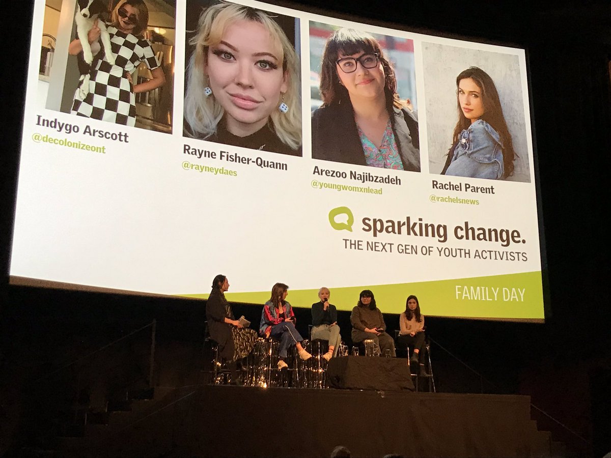 HotDocsCinema's tweet image. “Our generation is the most empowered generation in history. We’re taking our future in our own hands in a way that’s never been done before.” — @rayneydaes #sparkingchange #familyday