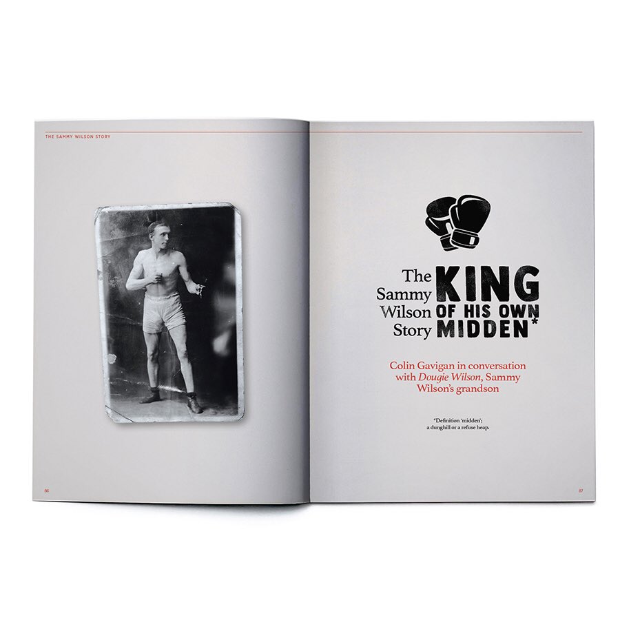 Our mag-book features the story of legendary boxer Benny Lynch &amp; his manager, agent &amp; coach Sammy Wilson. This historical film on <a href="/bbcalba/">BBC ALBA</a> brings to life 20’s 30’s Glasgow relationship of a Boxing trainer, and legend <a href="/statueforBenny/">Gorbals Legend</a> 
youtu.be/AcxbE_ipOd8