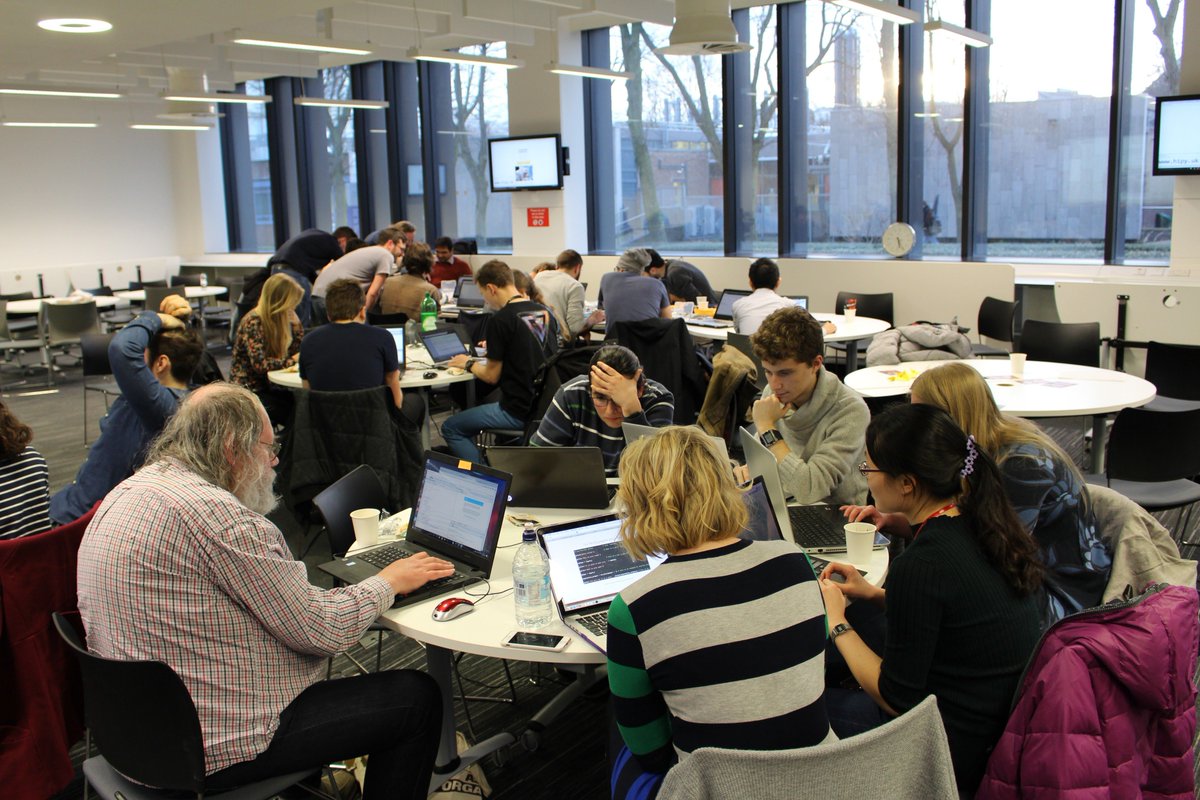 hipyliv's tweet image. A selection of pics from previous #HelloPython Hives. Did you know @HiPyLiv has held over 100 events for students and staff @livuni over the last three years? Register for the next one now at hipy.uk. For ALL. For FREE. For EVER (probs).
