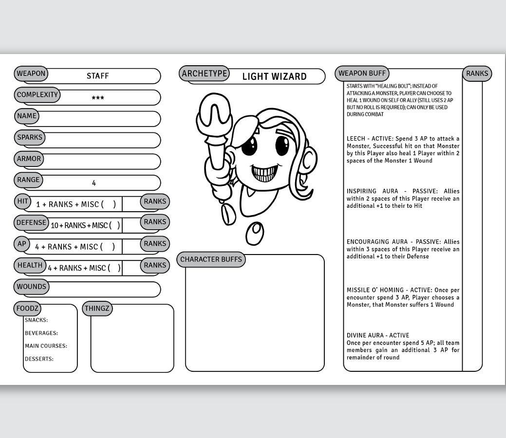 DanFeldmeier's tweet photo. Wielding a magic staff, the Light Wizard not only shoots bolts of energy to damage monsters but also has a healing bolt to heal injured allies!
#magic #roleplaying #roleplayinggames #rpg #fun #rpgsystem #kickstarter #crowdfunding #gaming #tabletopgaming #charactersheet #s3rpg https://t.co/sPVBVnyfTk