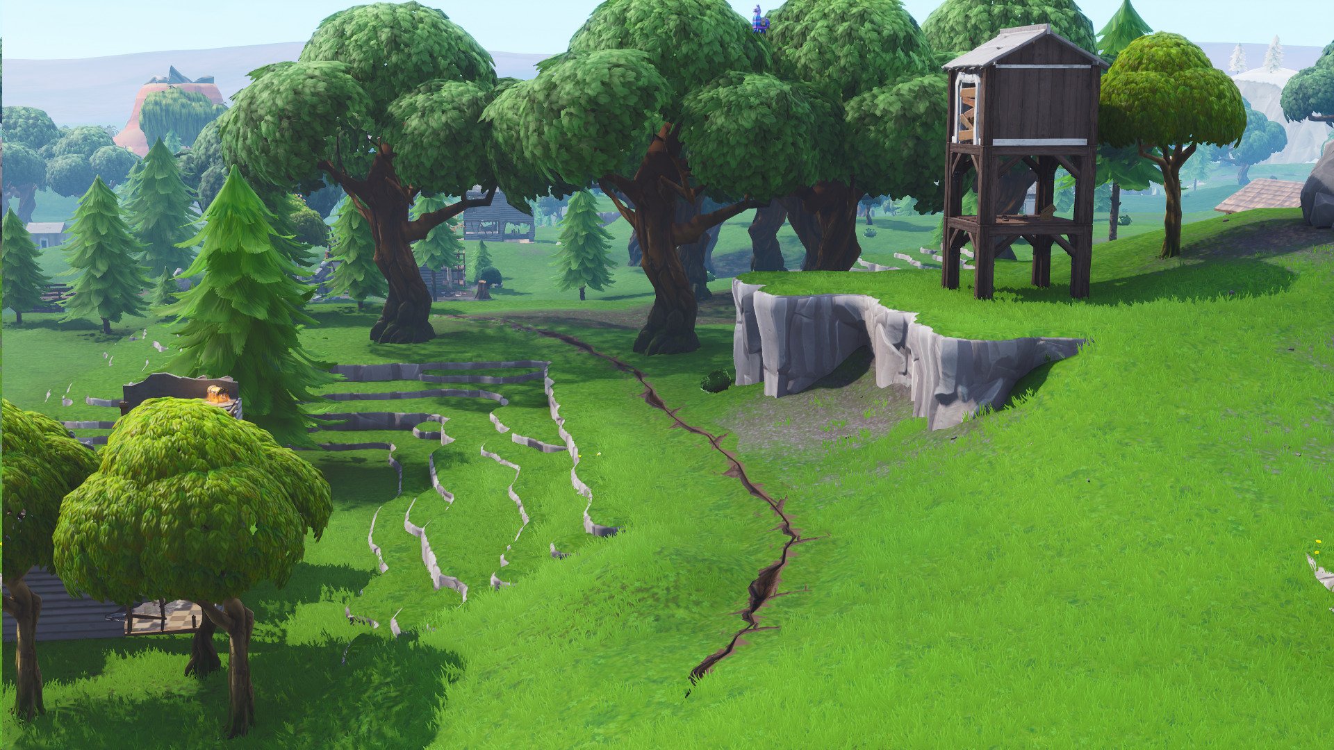 Fortnite News On Twitter A New Crack Has Formed East Of Salty Springs Fortnite