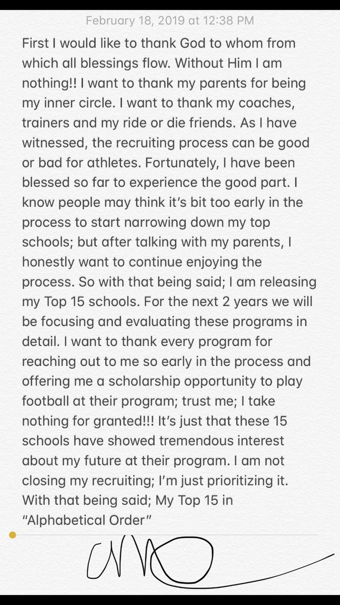 757EliteDB's tweet photo. Top 15 @RivalsFriedman @HamiltonESPN @Recruit757 https://t.co/UQmGoQOHES