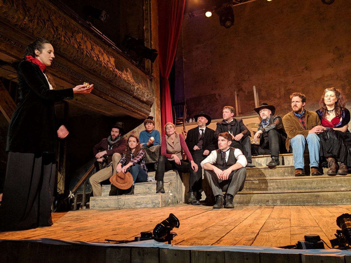ImprovCowboy's tweet photo. At a town meeting, Missy accepts that a mayor needs checks and balances, and that now there are just 13 people left in town, they can fill a full jury and judge and be sure everyone is looking out for everyone else https://t.co/rUZ1UCddWo