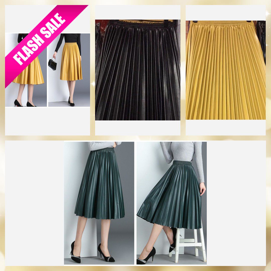 Costbuyscom's tweet photo. Pu Accordion Pleated Skirt Spring &amp; Spring New Style Leather Skirt High Waist #weddingdresses #swimsuits
$38.77
➤ https://t.co/jFAcSdI51Z https://t.co/QX05DhBqeE