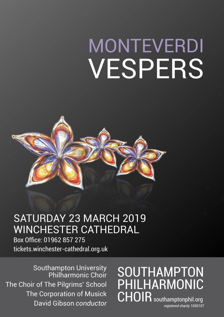 Things are coming together for Monteverdi Vespers on 23rd March at <a href="/WinCathedral/">Winchester Cathedral</a>. News on the soloists coming soon. In the meantime, the best seats are selling fast... tickets.winchester-cathedral.org.uk/en-GB/shows/sp…