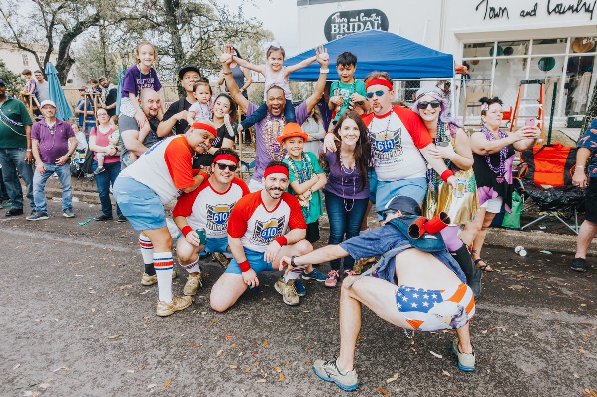 Who loves seeing the <a href="/610Stompers/">610 Stompers</a> ?! #hailthoth #610stompers #thothsunday #mardigras2019