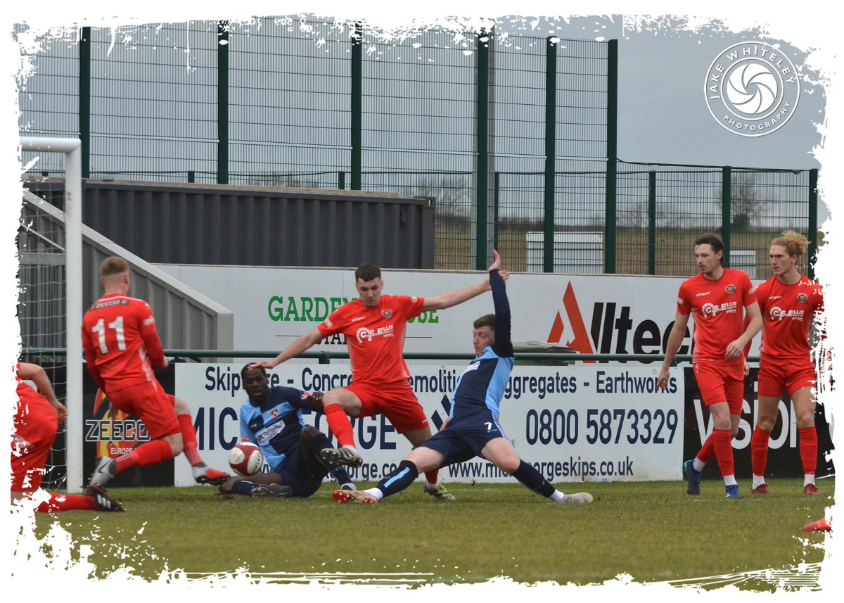 thejakewhiteley's tweet photo. From an early goalmouth scramble, a chance for the visitors!... @StamfordAFC1896 v @GresleyFC (#NPLPrem, 16/2/19) https://t.co/g2pWBNR4TW