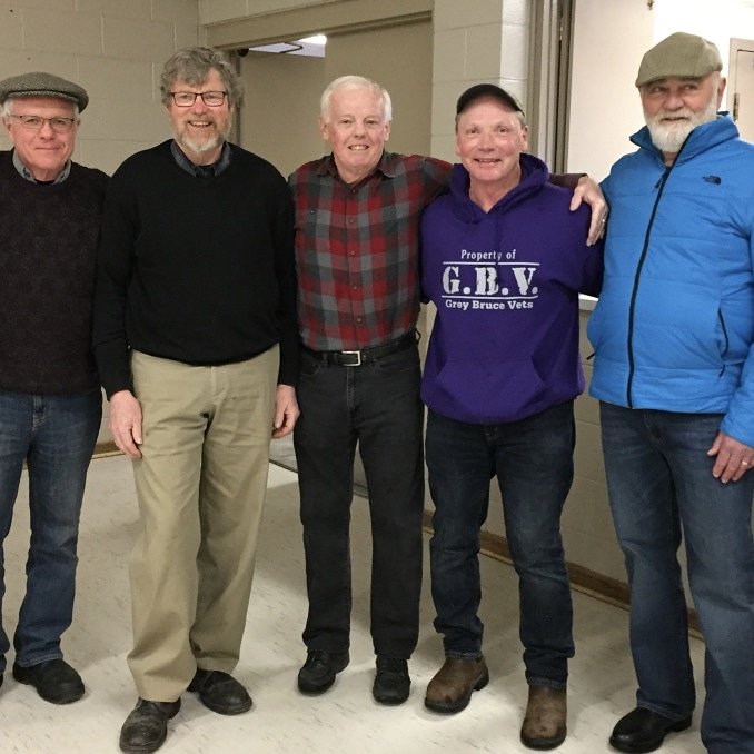 DocTerFisk's tweet image. Thirty-nine years ago the Grey-Bruce Vet tournament was started and it is still going strong.  #townofminto #minto #harriston #harristonon #harristonontario #greybrucevettournament #veterinarians #hockey #someofusstillplay  #greybrucevetassociation