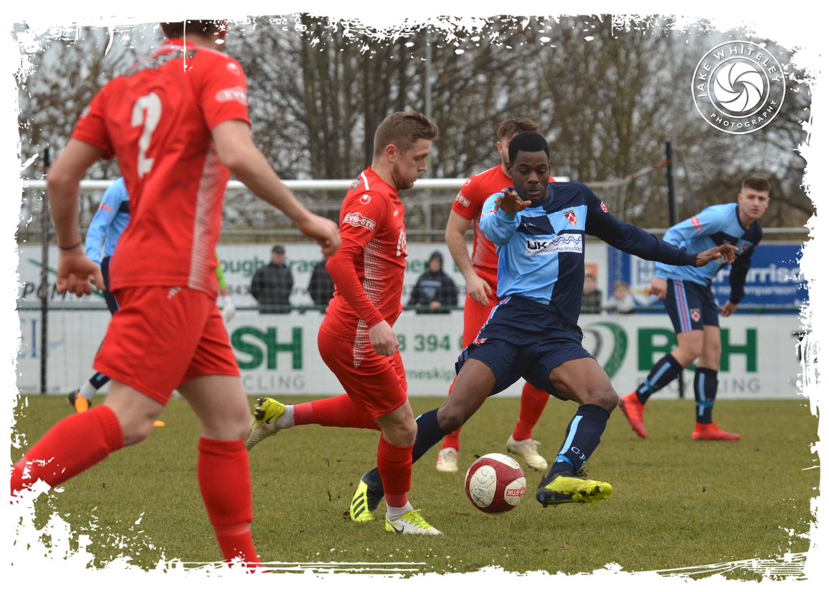 thejakewhiteley's tweet photo. First-half match-action, featuring #Daniels skipper @JakeDuffy_7 - @StamfordAFC1896 v @GresleyFC (#NPLPrem, 16/2/19) https://t.co/VufzYJIaYb