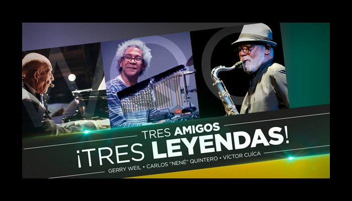 Arumbear's tweet photo. Gerry Weil, Nené Quintero y Víctor Cuica juntos en “Tres Amigos ¡Tres Leyendas!”. https://t.co/QqfTPoHEuw @GerryWeil @victorcuicasaxo @CCulturalBOD @Ticketmundo_ve @GerhardWeil #NeneQuintero #TresAmigosTresLeyendas @Jazzciclo https://t.co/oQO8UqEEX6