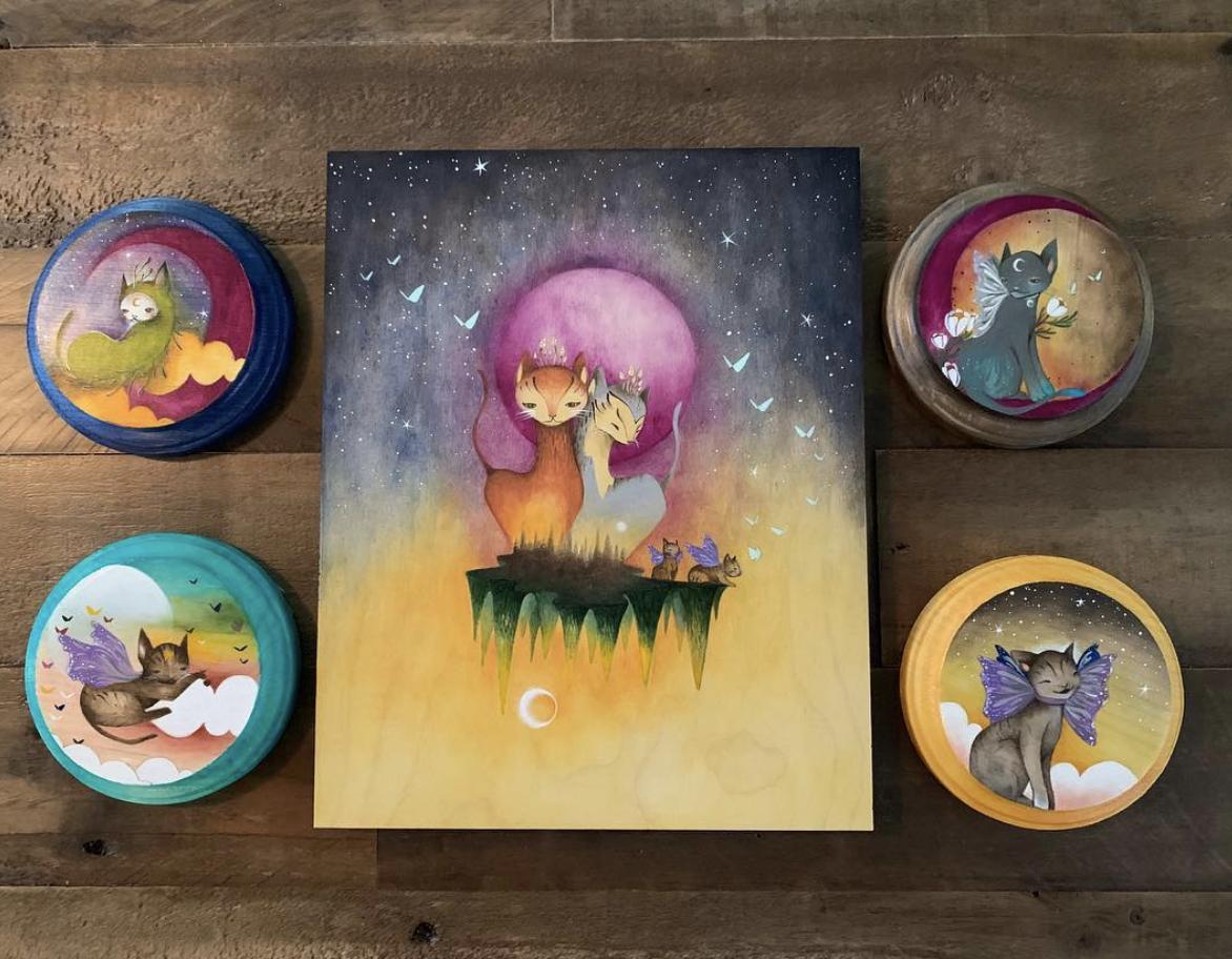 malathip's tweet photo. My name is Malathip. Some folks call me Nue. I used to be an architect, but now I make fun paintings out of Portland, Oregon. #VisibleWomen - STAND UP!

ig: https://t.co/bSGNZTEOZx
etsy: https://t.co/Y8AUf5V609
web: https://t.co/dNcOXuFZ8B https://t.co/gruCJrLIfs
