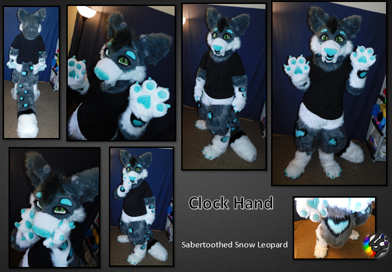2stupidfurs's tweet image. Newest fursuit complete! Meet Clock Hand!
@ClockHand1