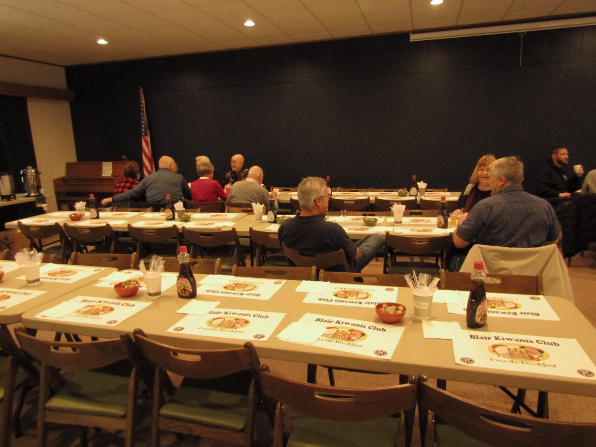 Thanks to everyone that helped at or attended the Kiwanis Pancake Feed!!