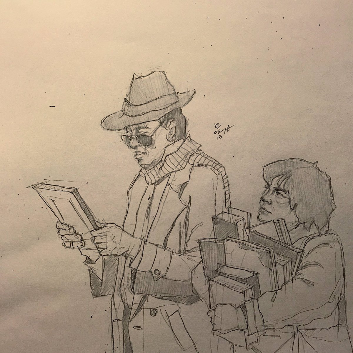 frnkdmn's tweet photo. #art #sketch #canyoueverforgiveme #movie #film #pic #draw #outline #frame #people #mood #photo https://t.co/TSK4pS9CBF