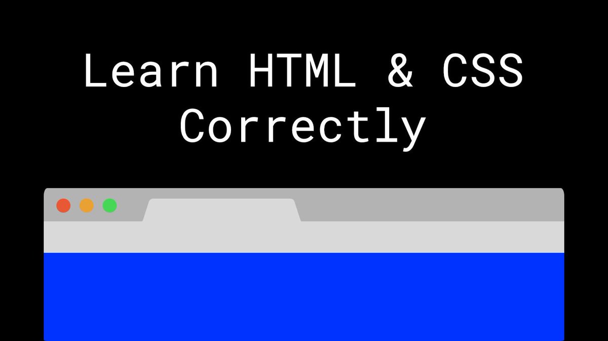 ilovecodingorg's tweet image. CSS is like makeup for HTML. HTML gives structure to a website and CSS adds color and style to it. Literally!
Get the ins-and-outs of HTML/CSS and Learn HTML + CSS Correctly here ilovecoding.org/courses/htmlcs…
#LearnToCode #iLoveCoding #LearnHTMLCSS