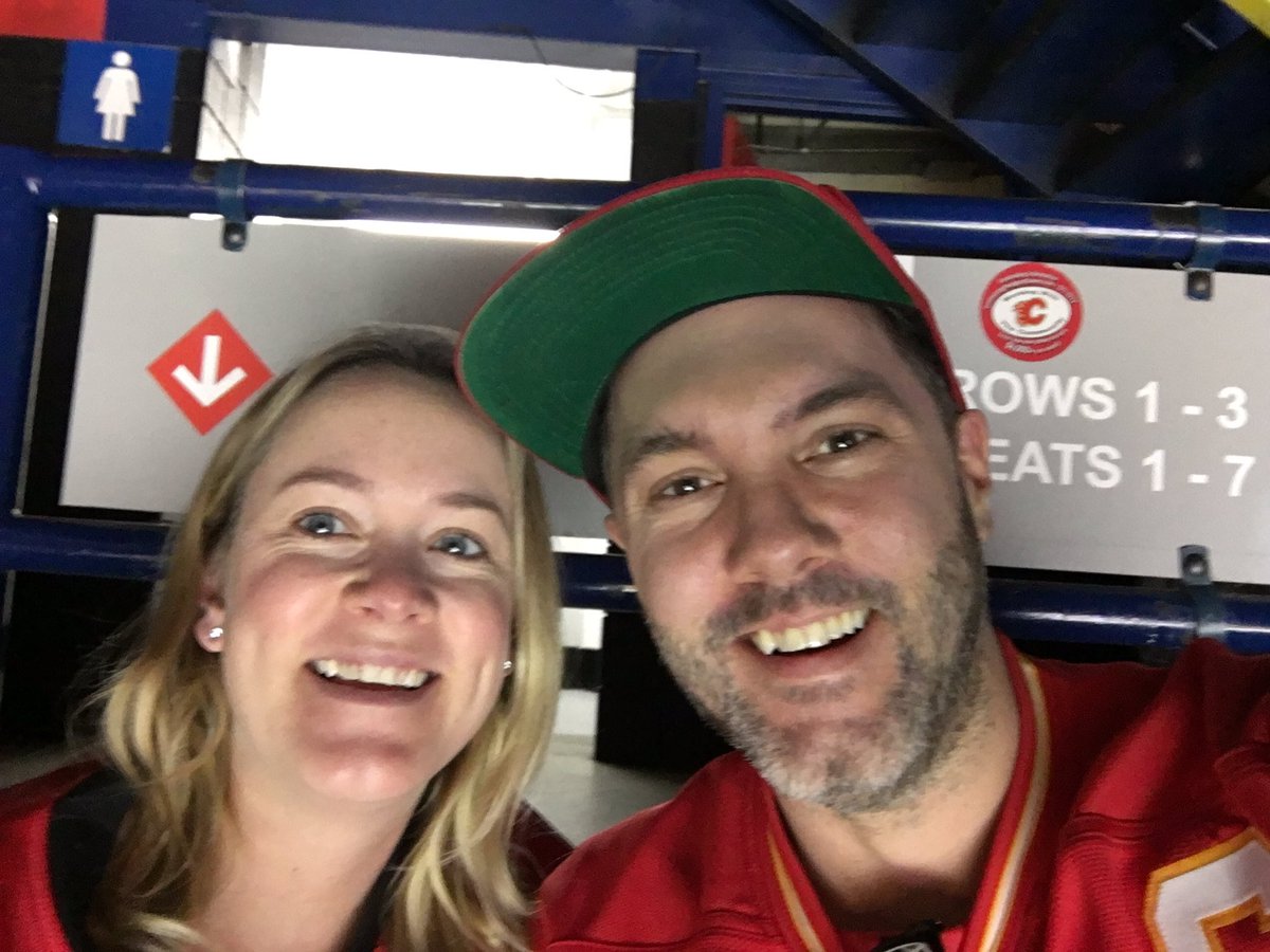 2.5 of us on family day in PL 10. #celebratecofred #goflamesgo