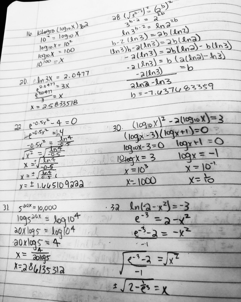 nextlevelmath's tweet image. Logarithms study guide with one of our longtime students from Neville High School!

We have several more openings today if you need to get in on some math help! Send us a PM or comment!

#logarithms #precal #precalculus #mathtutor