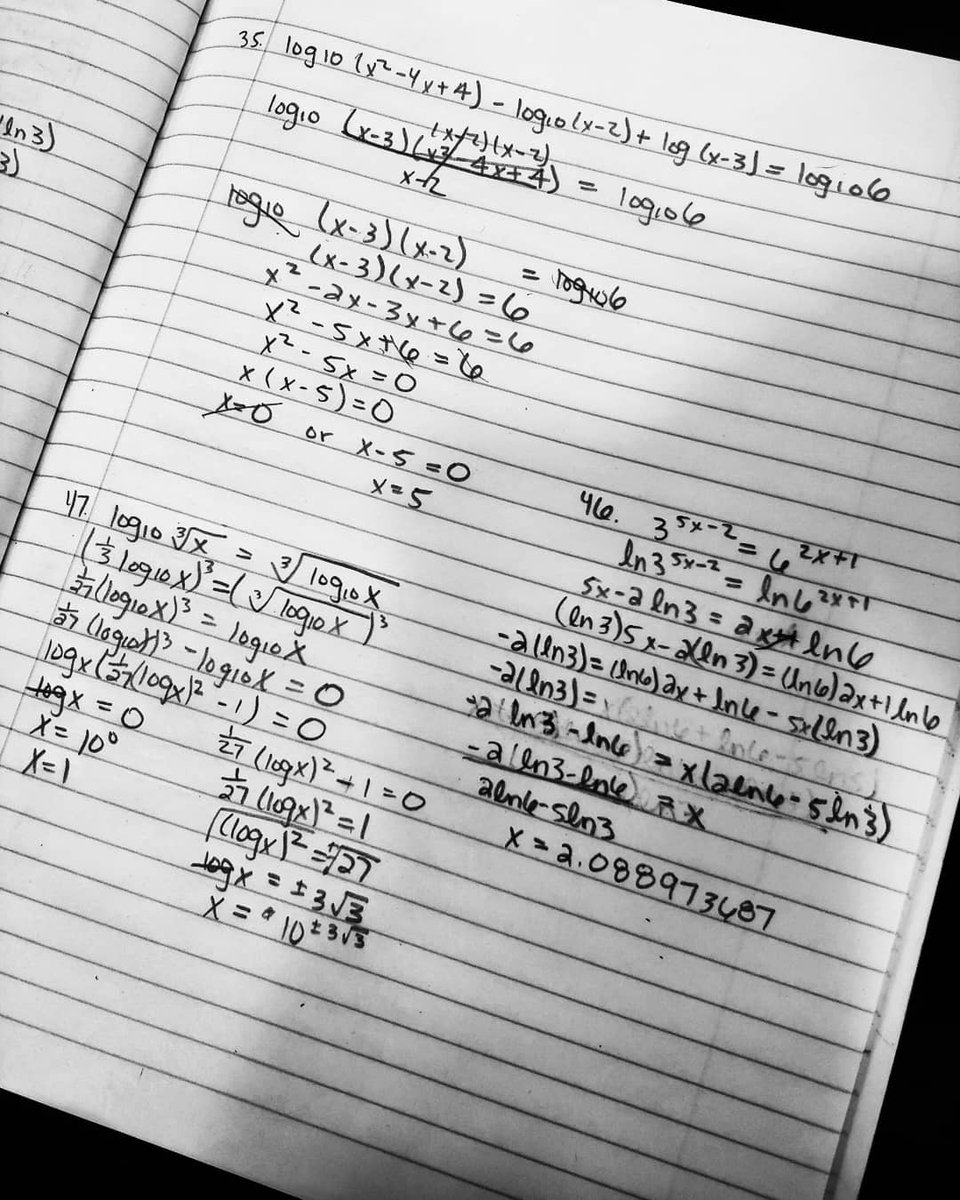 nextlevelmath's tweet image. Logarithms study guide with one of our longtime students from Neville High School!

We have several more openings today if you need to get in on some math help! Send us a PM or comment!

#logarithms #precal #precalculus #mathtutor