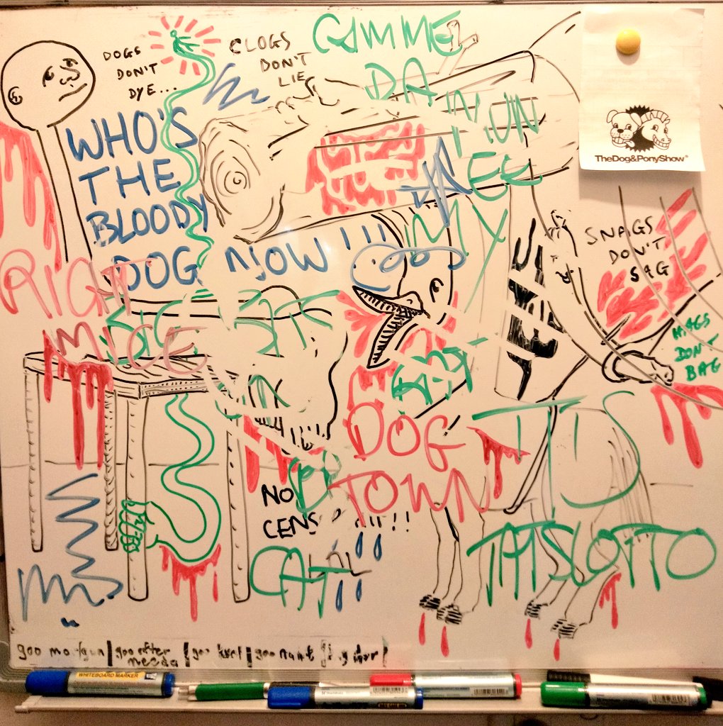 No need for notes anyway #Whiteboard #Chaos #art #absurd