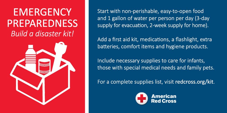 RedCrossCAR's tweet image. Winter storm and flood warnings are being issued across the Mountain State for the coming days.  Be sure you are #RedCross ready no matter what weather impacts your area.  Download the Red Cross Emergency App to learn what to do before, during and after any emergency.