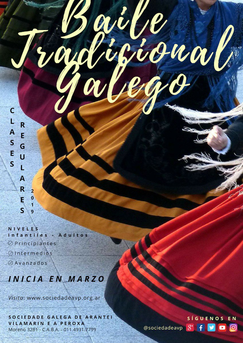 SociedadeAVP's tweet photo. ¿Querés hacer una actividad distinta, aeróbica y divertida? 
Acercate a observar una clase!
#Galicia #baile https://t.co/flMK8QzjRn