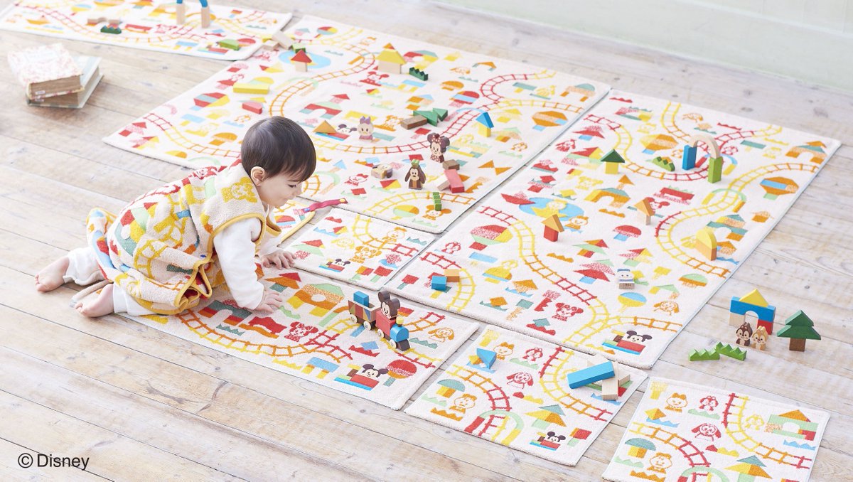 タオル美術館 公式 ディズニー キディアタオルシリーズ タオルとタオルをつなげたらdisney Kideaのつみきのおもちゃで遊べる夢広がるタオル美術館オリジナルデザインです ギフトにピッタリなお家の形をしたかわいいギフトボックスもございます