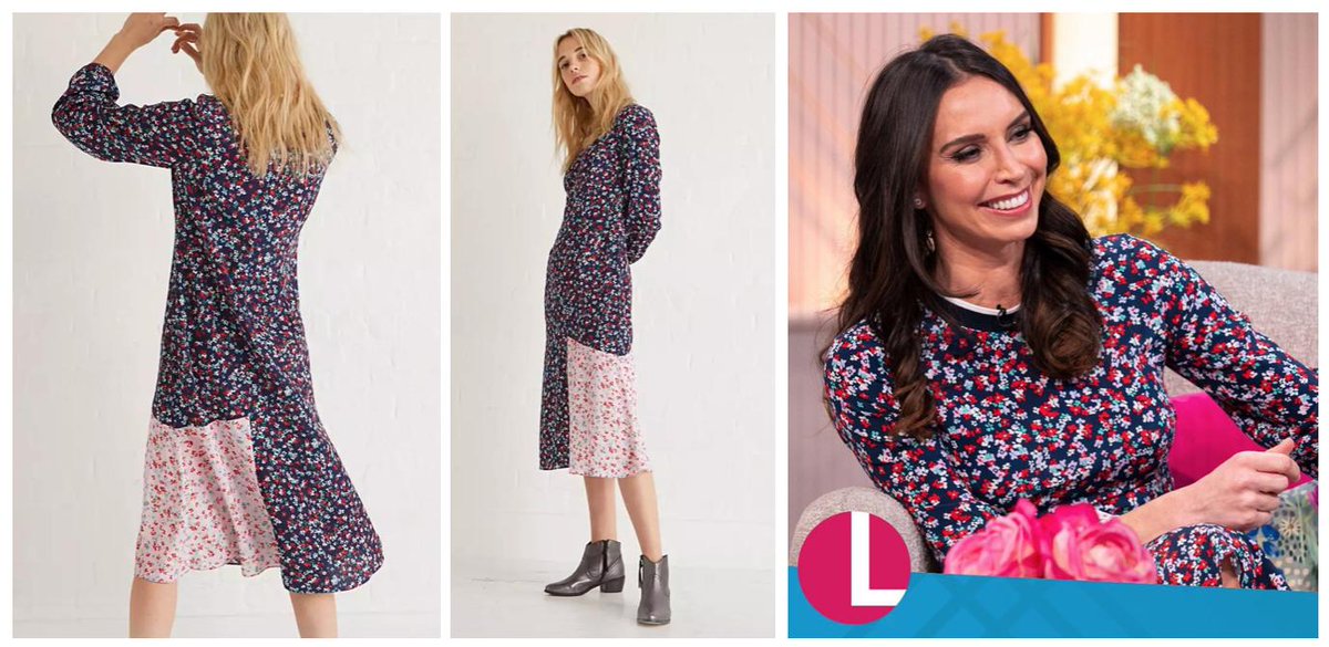 We've seen a few of you wondering where Christine's ditsy dress is from that she wore on <a href="/lorraine/">Lorraine</a> today 💐 Details here spotted.tv/spots/christin…