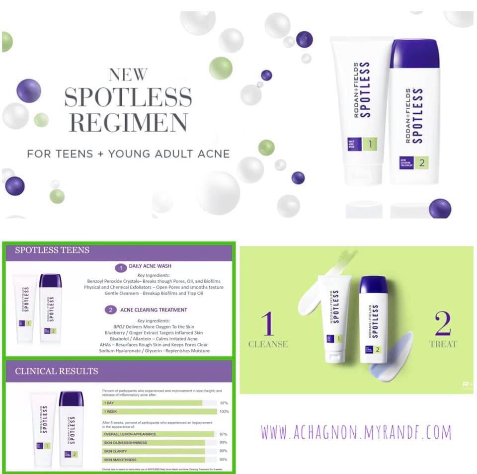 randfct's tweet photo. Is acne troubling your teen?  Try Rodan and Fields Spotless, a quick and easy 2-step acne system just for teens and young adults!  Also, be sure to try Unblemish, now improved to fight acne AND signs of aging. 

https://t.co/u7iFVWOKI2 https://t.co/MweCDeA18J
