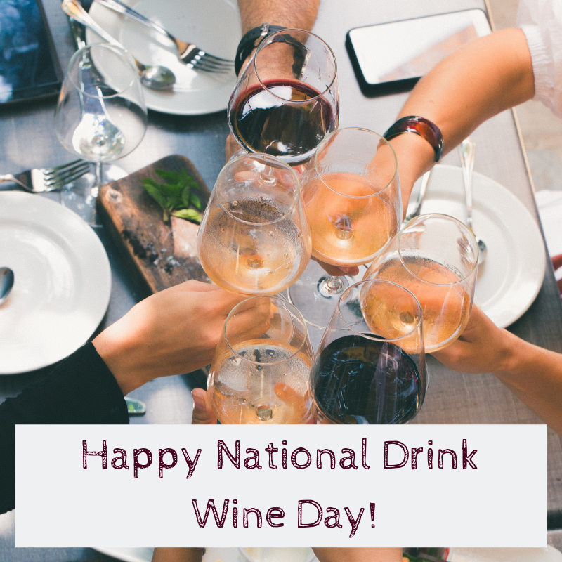 prestonlayne's tweet photo. The work day is over. Time to celebrate #NationalDrinkWineDay with your best friend! (Or anyone willing to drink wine with you.) Cheers! https://t.co/v9sv0MQjj4 https://t.co/cecDKLzGwM