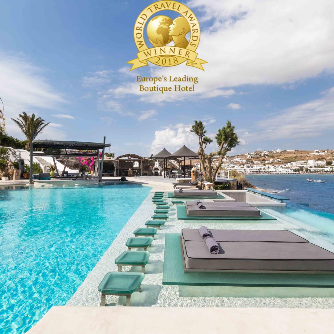 kivotoshotel's tweet photo. We are excited and proud that our hotel has won the prestigious Europe's Leading Boutique Hotel award for 2018 at the World Travel Awards. We anticipate to receive more and more #awards in 2019. #kivotosmykonos #mykonos #instatravel https://t.co/chQgn23Dnb https://t.co/vJDv60z2NO