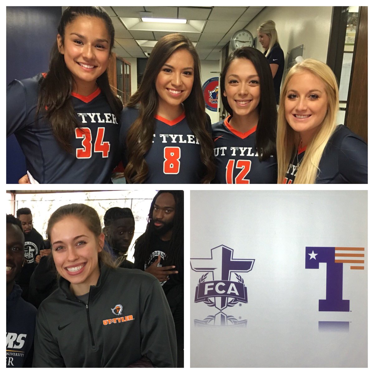 TyCollegiateFCA's tweet image. Monday night means UT Tyler FCA!!! @uttyler_vball is leading the way tonight: @HattieMurray98 telling about College Advance &amp;amp; @kyanalea12 sharing her story w/ us. 8:00 pm - HPC 2255 #fcastrong