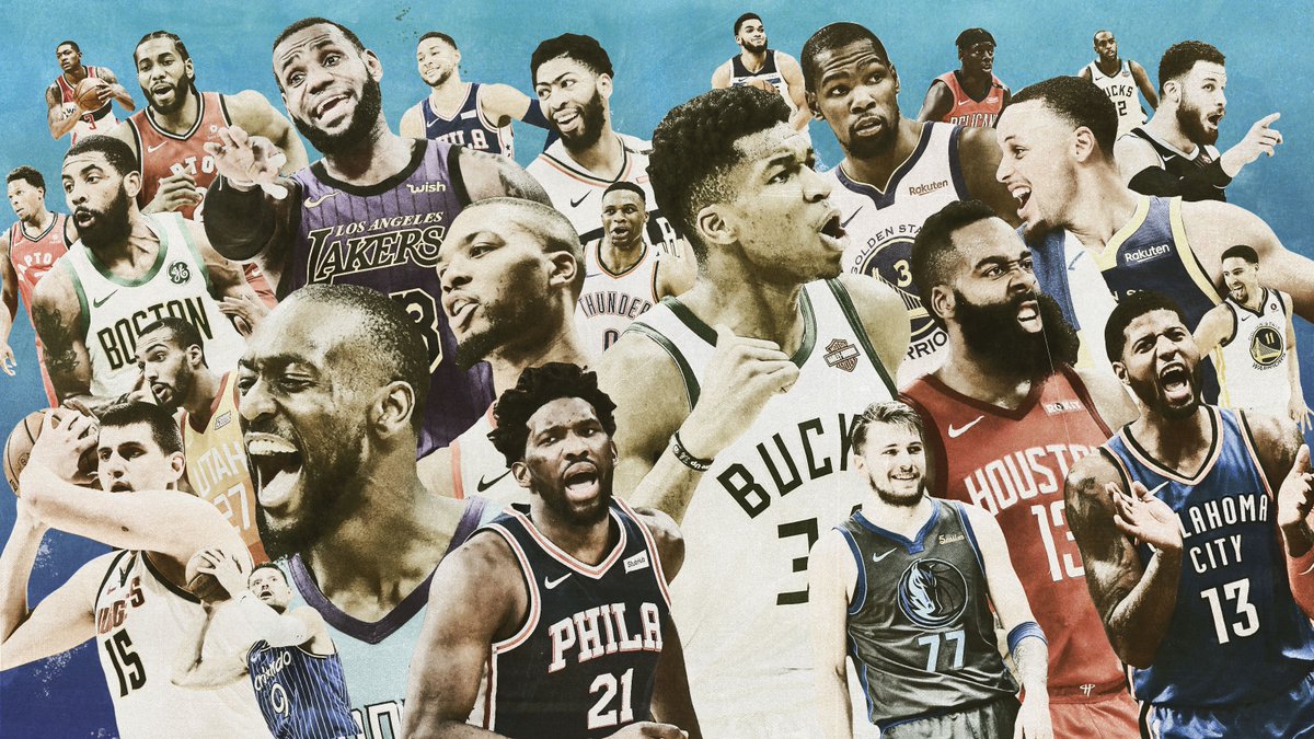 The Top 25 NBA Players of the First 60ish Games
25. Lowry
24. K. Thompson
23. Vucevic
22. Middleton
21. Doncic
20. Westbrook
19. Beal
18. Towns
17. B. Simmons
16. Jrue Holiday
15. Walker
14. Gobert
13. Griffin
12. Lillard
11. Irving
10-1: http://therin.gr/F5nao2M