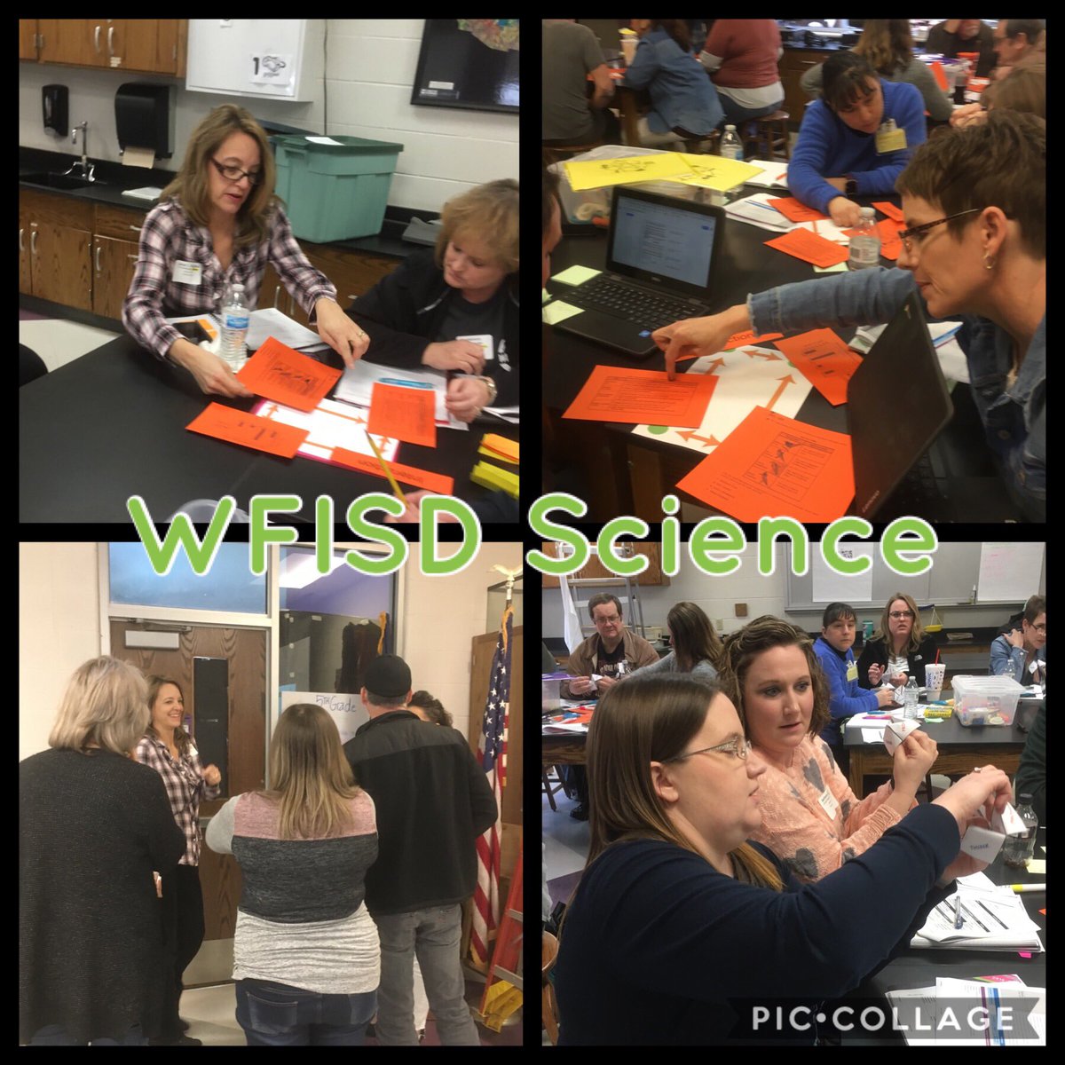 Today was a great day! Loved spending time with my science teachers this morning! I missed my math teachers but they were in good hands with the amazing <a href="/thorne_ka/">Dossougouin Boris</a>! Whew...what a day! #WFISDreview19 #IAMWFISD