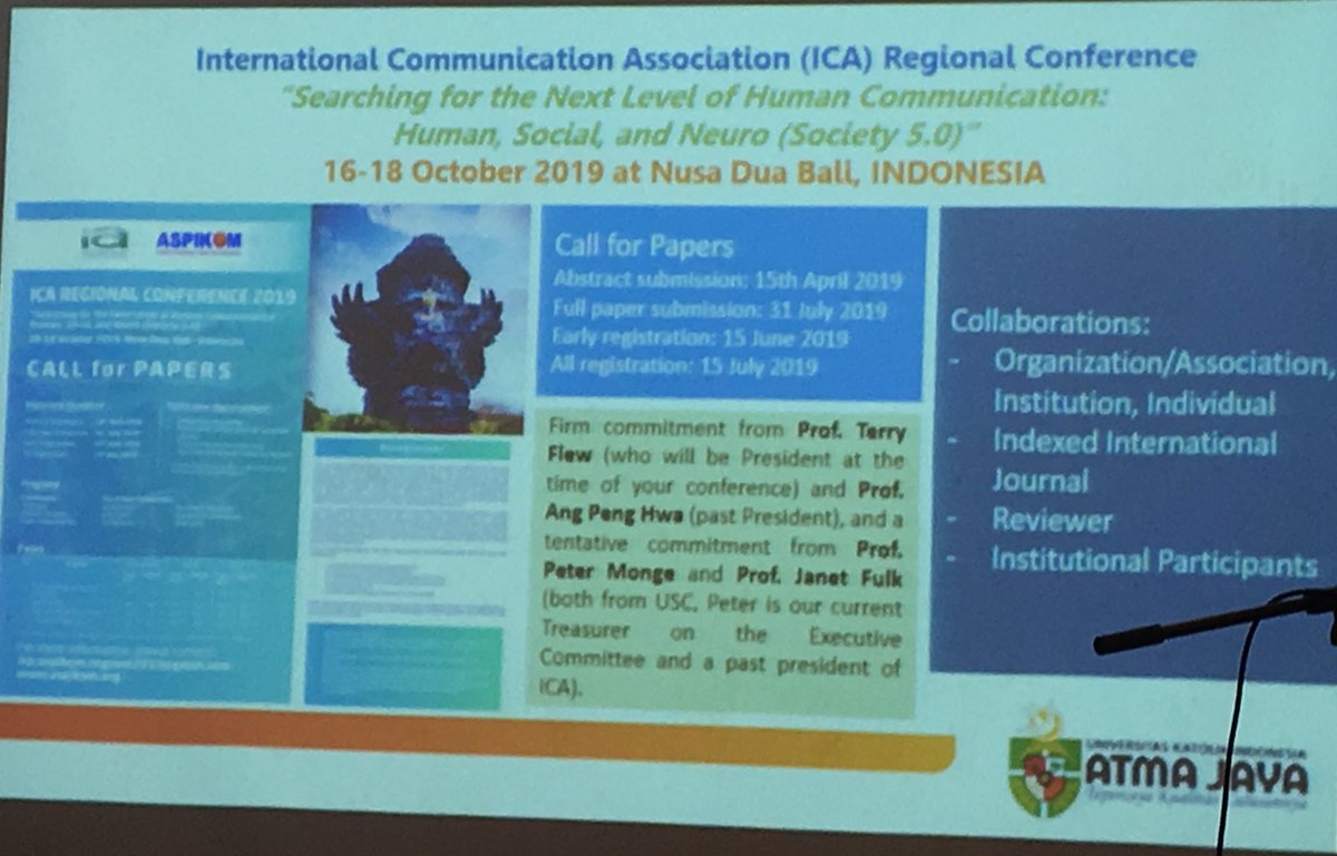 fitch_kate's tweet photo. ICA regional conference in Bali, 18-19 Oct 2019 #PSA 🙏 @DKartikawangi #APPRREN https://t.co/f3jiTXiWmj