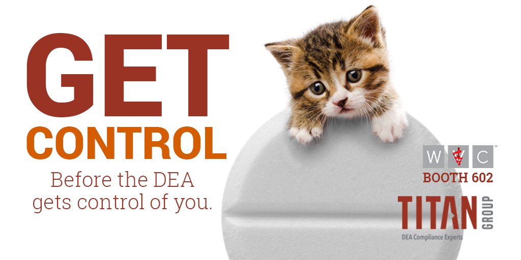 Get your #DEACompliance under control with @titandiversion – Booth 602 at #WVC2019. #ItMattersWVC #TITANGroupDea @wvc_vetce <a href="/jackteitelman/">JACK TEITELMAN</a> @kelleydetweiler