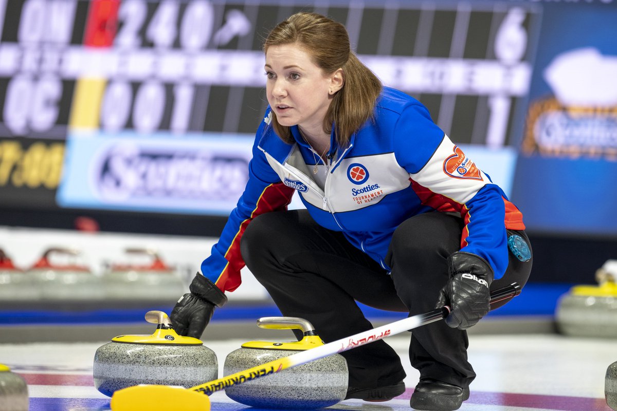 TSNCurling's tweet photo. TUESDAY'S BROADCAST SCHEDULE #STOH2019 

8:30am ET on @TSN_Sports - BC (@TeamWarkCurling) vs. NO (@TeamMcCarville)

1:30pm ET on @TSN_Sports - NT (@TeamGalusha) vs. WC (@teamscheidegger) - During the 5th end break, TSN will reveal the Greatest Canadian Female Second #BestCurlers https://t.co/yIDlNvnxtr