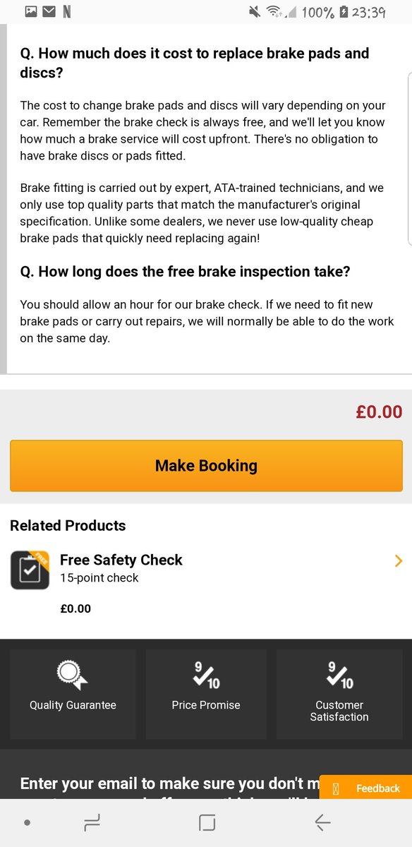 Ok <a href="/HalfordsGarages/">Halfords Garages</a> I believe your Chichester centre is trying to sponge money. Can you explain to me why your Chichester centre was trying to charge me £85 for this? (Picture attached) I asked for no extra work just this!