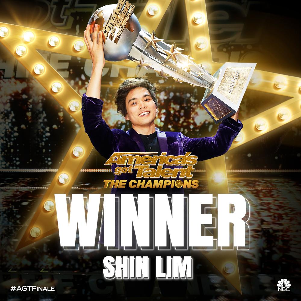 America's Got Talent on "RETWEET to congratulate @ShinLimMagic on winning 🏆 https://t.co/u7toPZSS4m" / Twitter