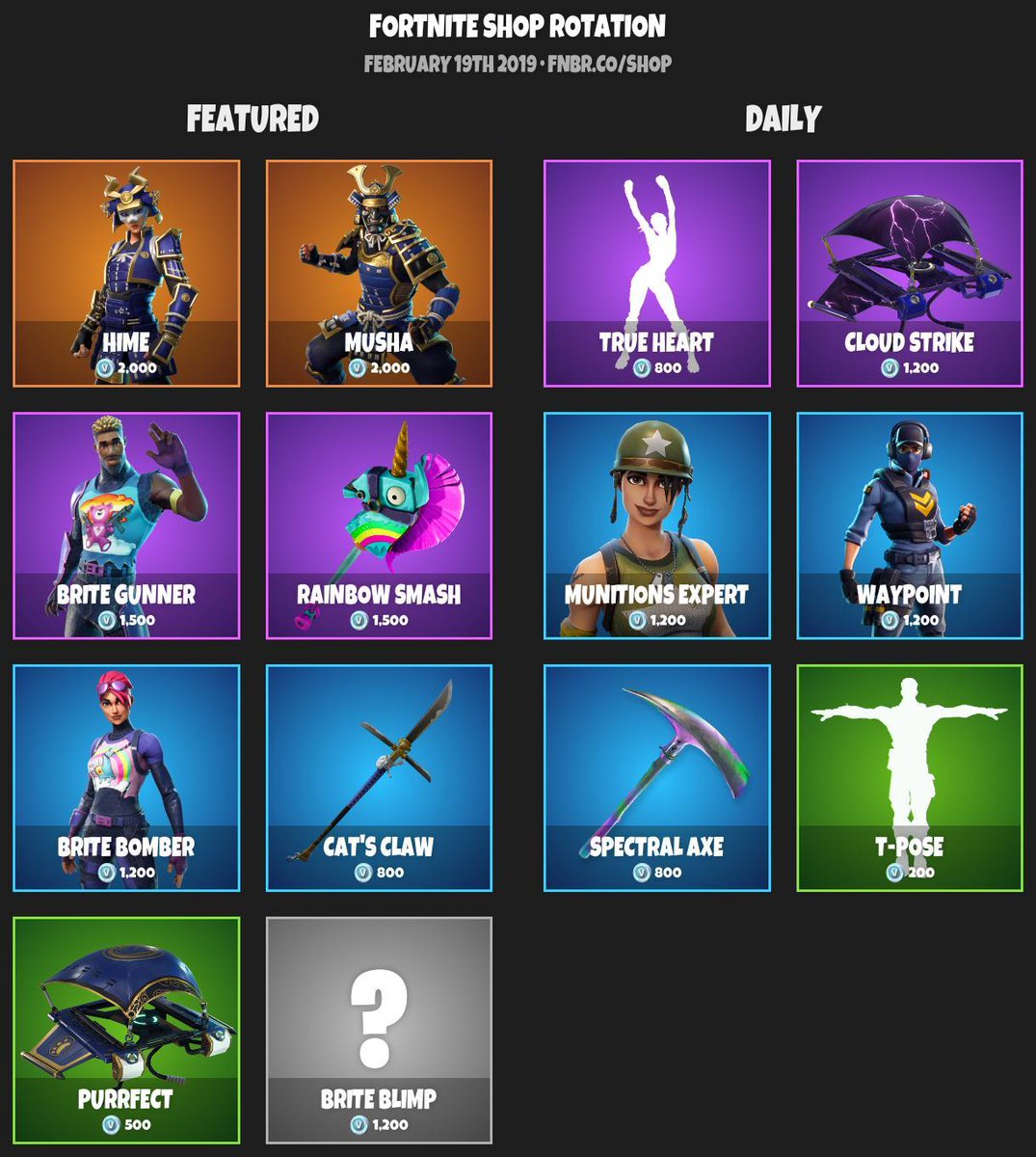 Fortnite News On Twitter Fortnite Item Shop February 19th 2019 Https T Co Nab4vpextd Use Creator Code Fnbr To Support Us Fortnite Febuary 18 2019 Item Shop Fortnite Febuary 18 2019 Item Shop Fortnite News On Twitter Fortnite Item Shop February 19th 2019 Https T Co Nab4vpextd Use Creator Code Fnbr To Support Us