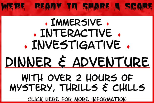 Forget Dinner &amp; a Movie...Ghost Train Dress Rehearsal - 3 course dinner, 2.5 hours of fun. Thursday night discount tickets available now,
call 256-715-7130 for reservations 
more info @ amboothslumberyard.com/intro