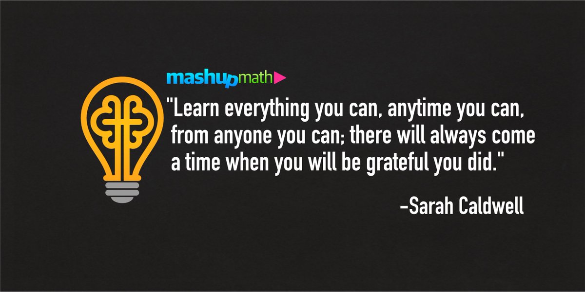 mashupmath's tweet photo. Learn everything you can... #qotd #edchat https://t.co/kaFgVmj1Ta