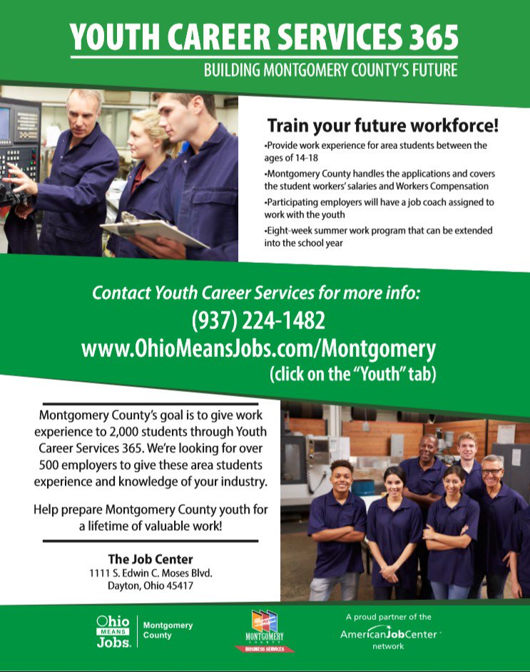 #youthempowerment 
<a href="/MCOhio/">Montgomery County, OH</a>