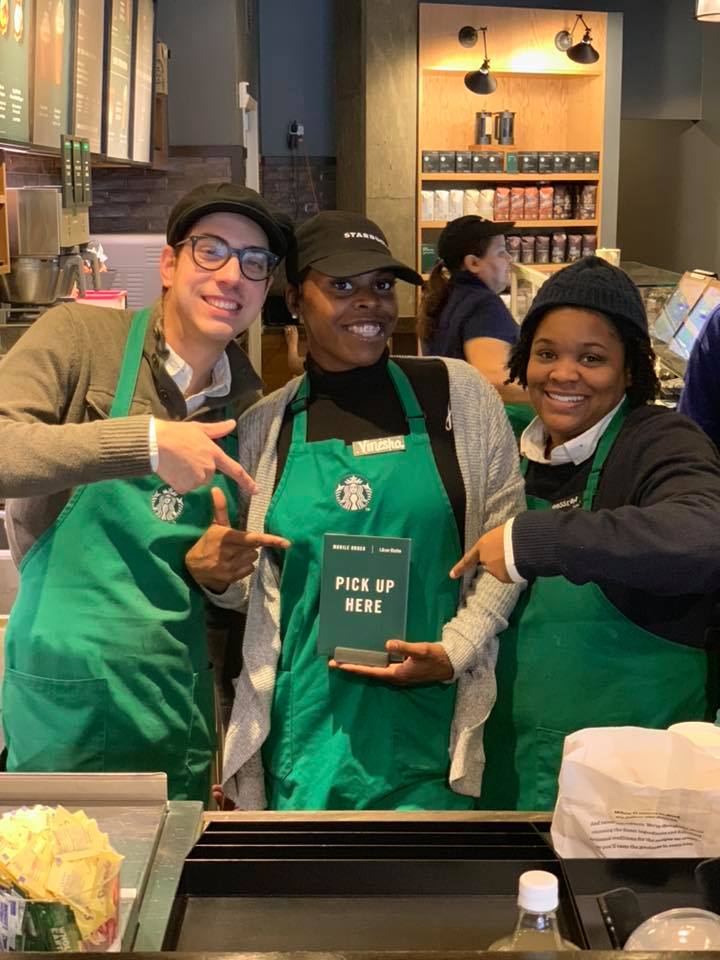 Kevin_Johnson's tweet photo. As of today, Starbucks Delivers is now available in seven cities across the U.S. Thank you to our @starbucksprtnrs and to @UberEats for helping us meet customers wherever they are. https://t.co/Yd83o9RLRZ