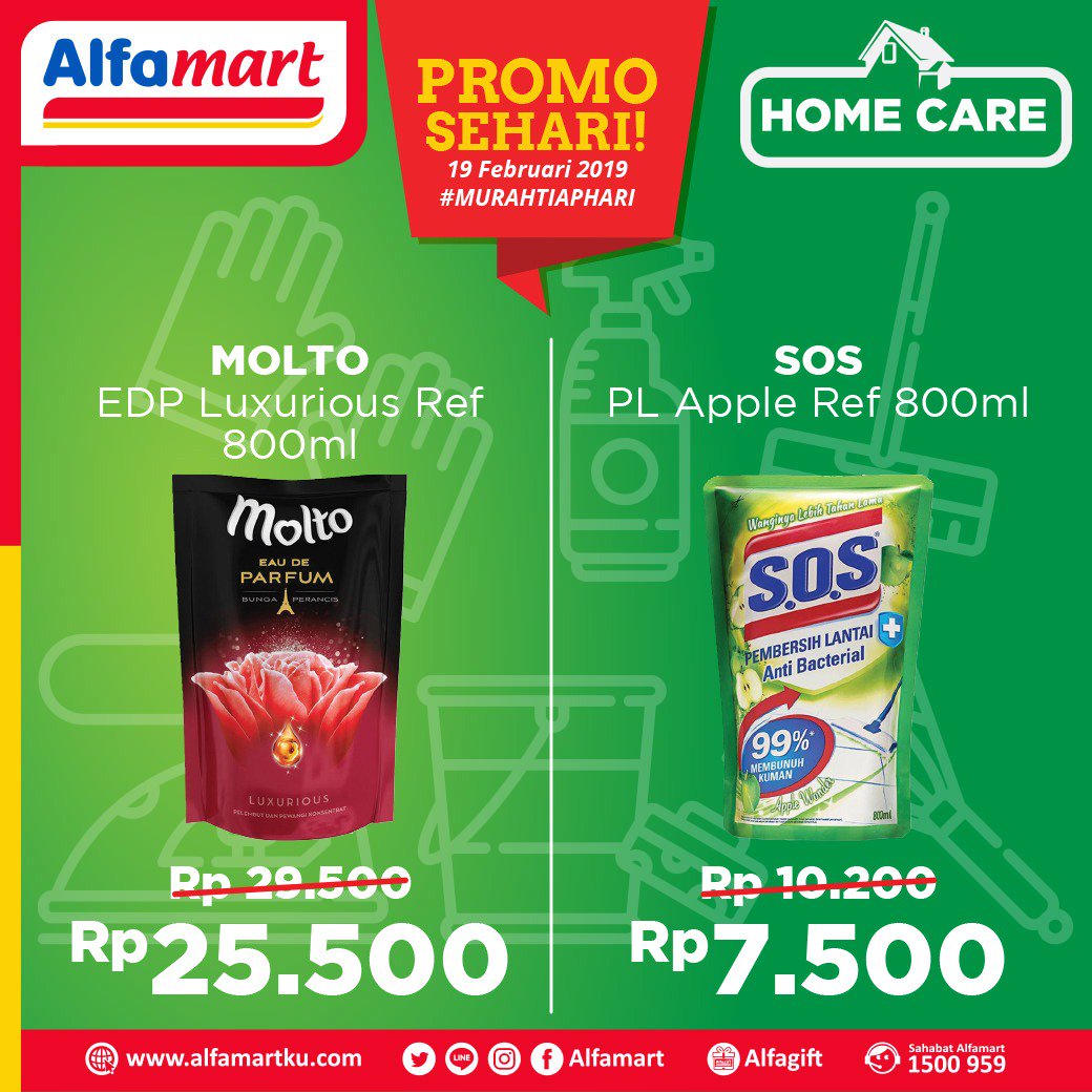 Promo hemat khusus hari ini 19 Februari 2019, Yuk! ke Alfamart sekarang. Info lengkap klik Alfamartku.com #Alfamart #MurahTiapHari