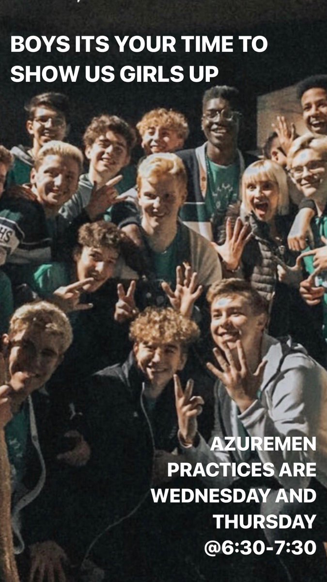 Azurettes's tweet photo. Come perform at showcase and show off your movesss 🤫 Practices Wednesday and Thursday 6:30-7:30 👊🏻 https://t.co/90W46bPYQf