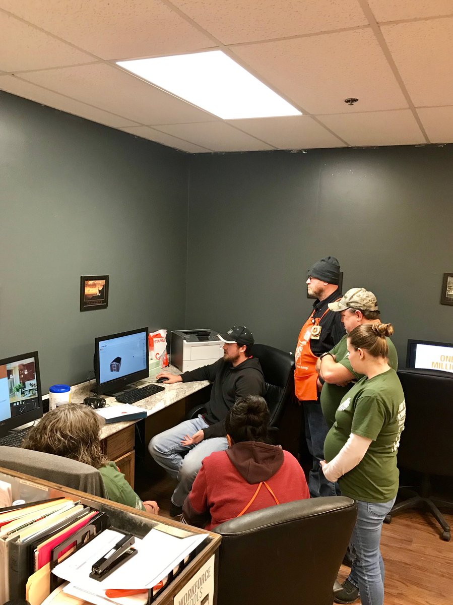 Tanner doing a PK on all the new enhancements when selling a Tuff Shed.   Great job Tanner.