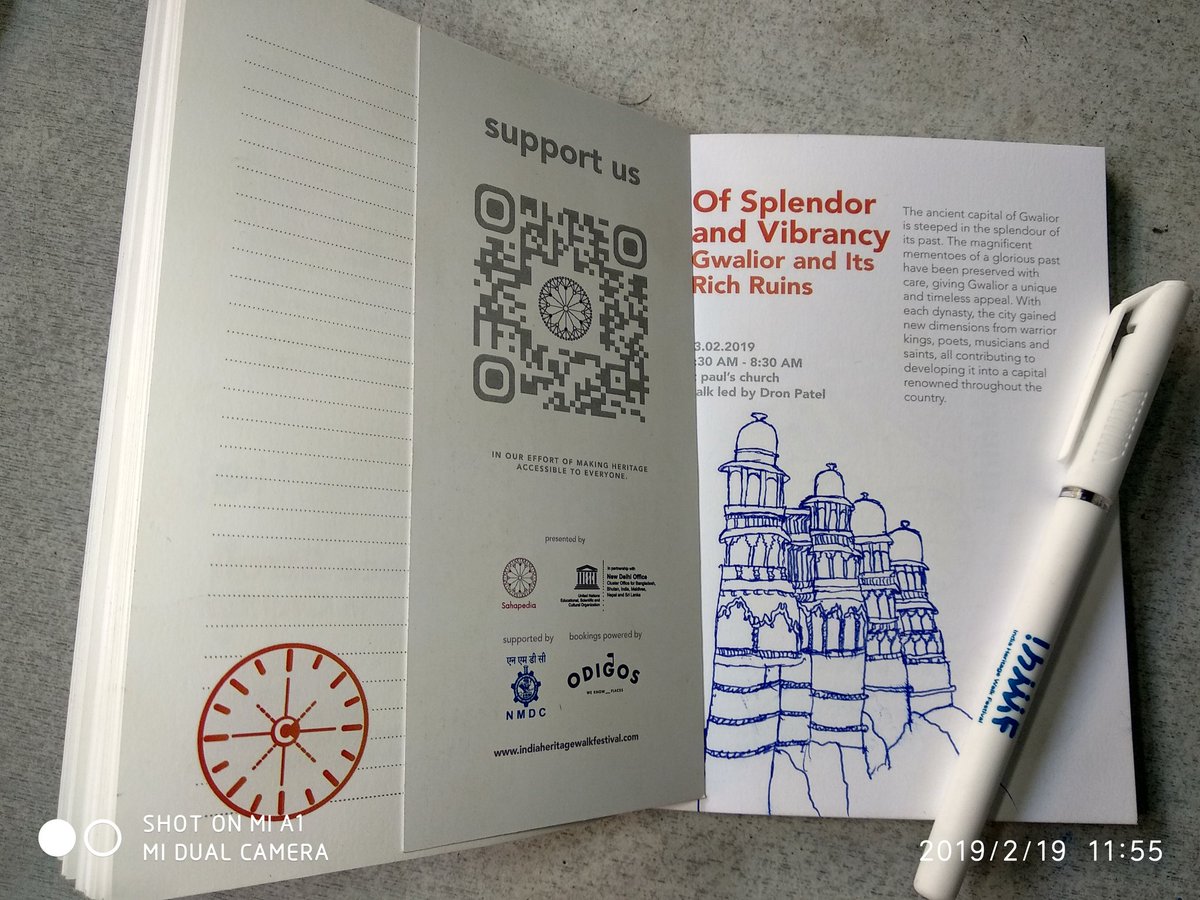 BeriNikesh's tweet photo. #sahapedia #ihwf2019 #ThinkHeritage #sahawalks @Sahapedia @thinkheritage @UNESCO_NDL @nmdclimited 
Gwalior ThinkHeritage Walk Mahnsingh Palace Fort. https://t.co/bZgDJoxElj